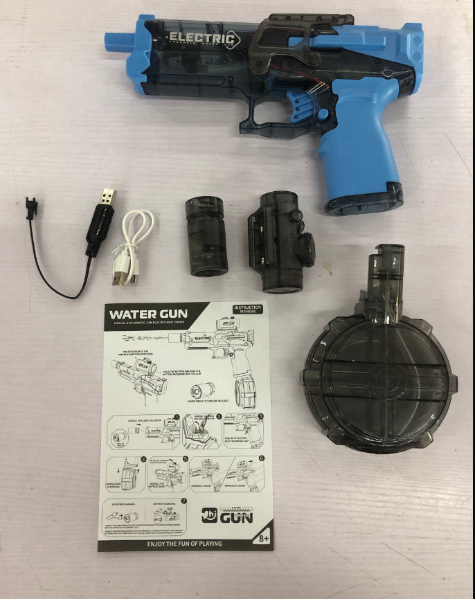 Fire Rat Electric Water Pistol Cool Light Full Automatic Spray Gun