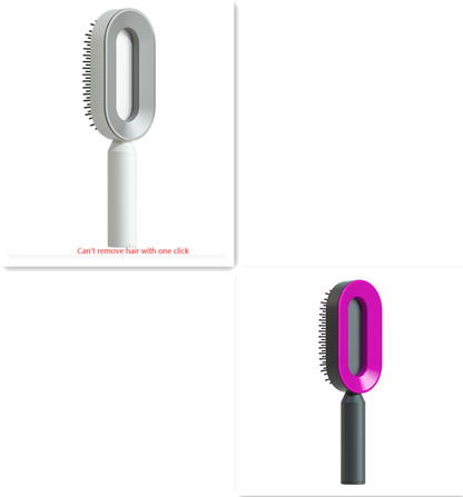 Self Cleaning Hair Brush For Women One-key Cleaning Hair Loss