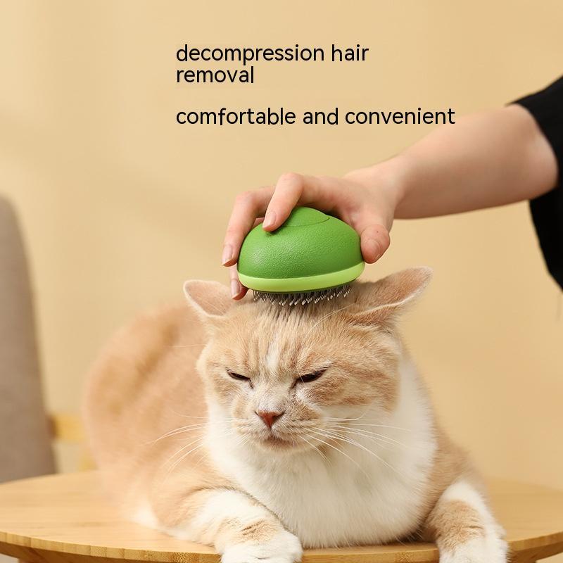Cat Brush Hair Remover Cleaning Avocado Shaped Dog Grooming