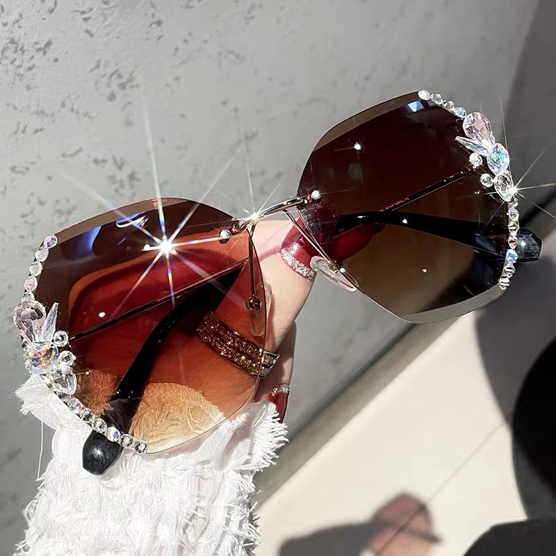 Net Red Trendy Sunscreen And Anti-ultraviolet Korean Glasses