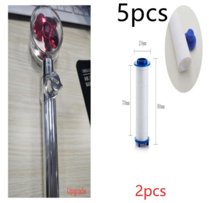 New Turbo Propeller Shower Head Water Saving High Pressure