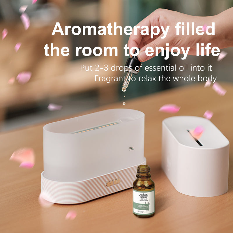 Fire Flame Humidifier Aroma Diffuser Air Essential Oil Ultrasonic Humidifier