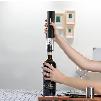 Electric Wine Opener Corkscrew Foil Cutter Set