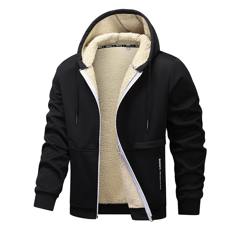 Casual Hoodies For Men Heavyweight Fleece Sweatshirt Winter Thick
