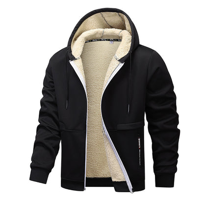 Casual Hoodies For Men Heavyweight Fleece Sweatshirt Winter Thick