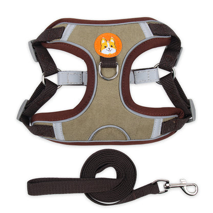 Dog Harness Cat Harness Reflective Dogs Leashs Soft Mesh Chest Strap