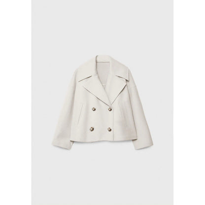Ins Double-breasted Lapel Blazer Jacket Fashion Loose