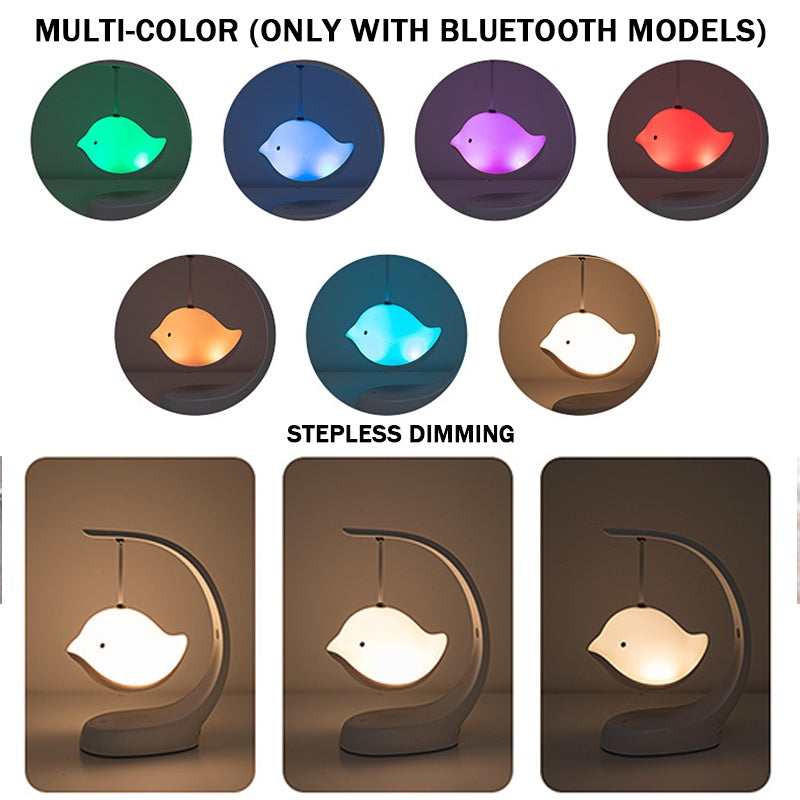 LED Night Light Bluetooth Speaker USB Multi-Color