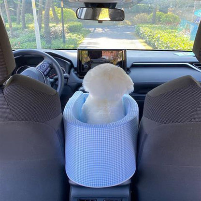 Portable Pet Dog Car Seat Central Control Nonslip Dog Carriers Safe Car Armrest