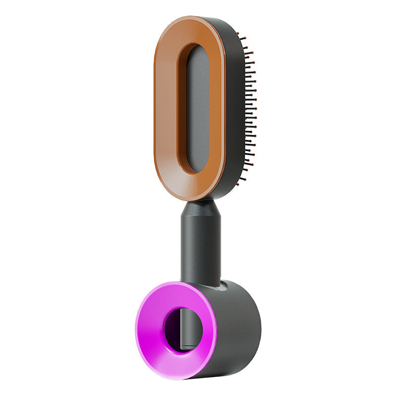 Self Cleaning Hair Brush For Women One-key Cleaning Hair Loss