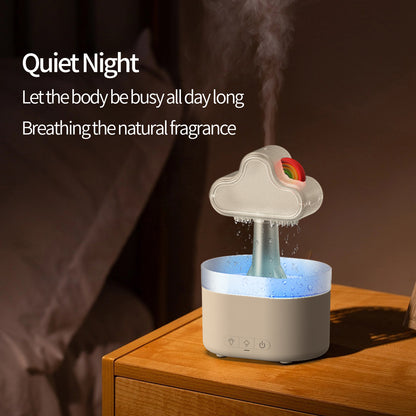 Rainbow After Rain Humidifier Snuggling 500ML Cloud Humidifier With Led Light