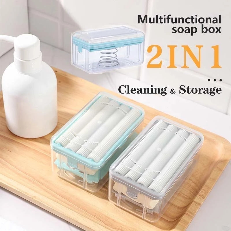 New Usage Roller Type Soap Dish Holder For Bathroom