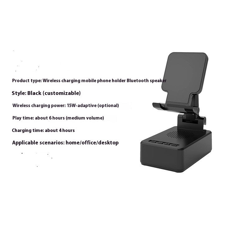 Creative Three-in-one Wireless Charging Mobile Phone Holder