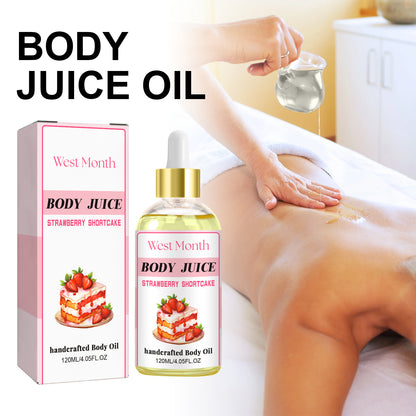 Strawberry Body Oil,120ml All Natural Organic Strawberry