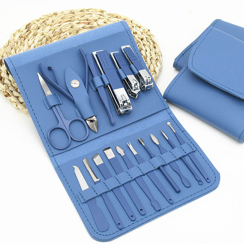 Nail Art Tools Manicure Set Nail Clipper Set 16 Piece Set