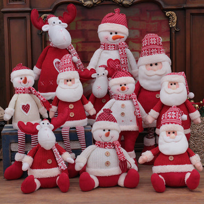 Christmas Decorations For Home Big Santa Claus Doll Children New Year