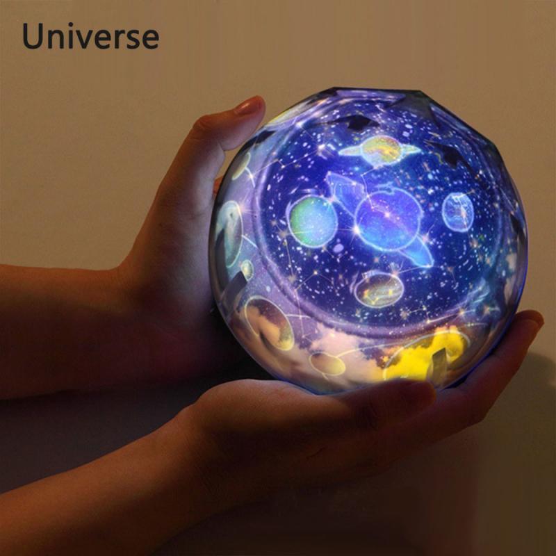 Starry Sky Night Light Planet Magic Projector Earth Universe LED Lamp