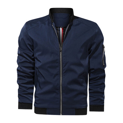 Men Jackets Spring Autumn Casual Coats Bomber Jacket Slim Fashion Male Outwear