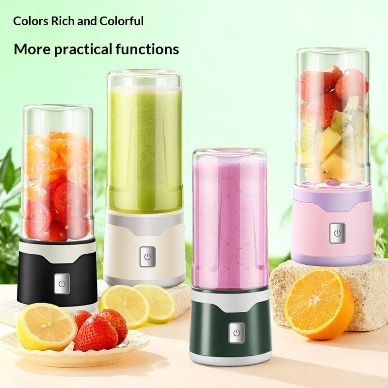 Multifunctional Rechargeable Electric USB Juicer Cup Double Cup