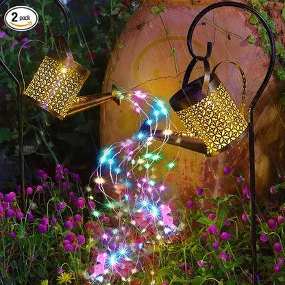 Watering Can Lights, Copper Solar Garden Lights