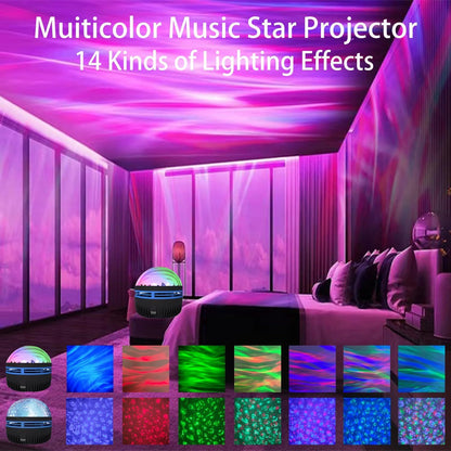 LED Star Galaxy Projector Lamp Spotlight Colorful Magic Ball