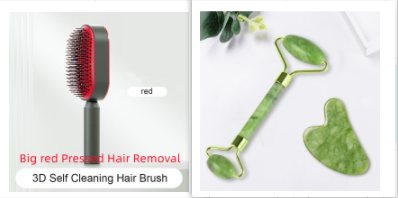 Self Cleaning Hair Brush For Women One-key Cleaning Hair Loss