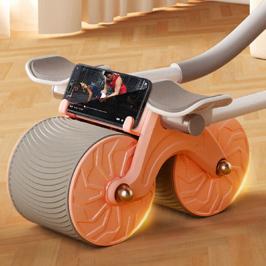 Abdominal Wheel Automatic Rebound Belly Rolling Exercise