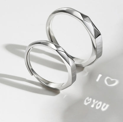 S925 Sterling Silver Rings By Light New Jewelry