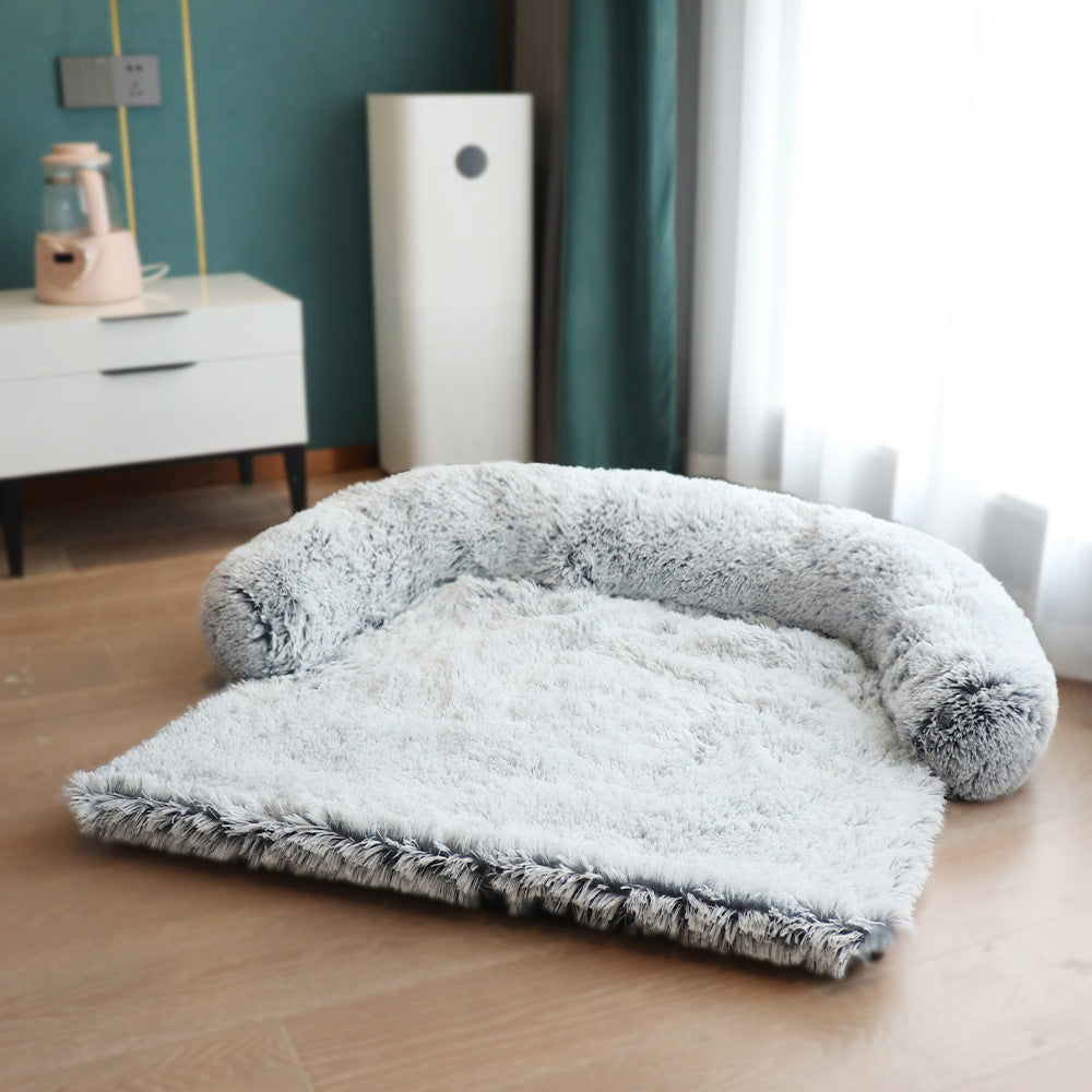 ﻿Removable Pet Dog Mat Sofa Dog Bed Soft Pad Blanket Cushion