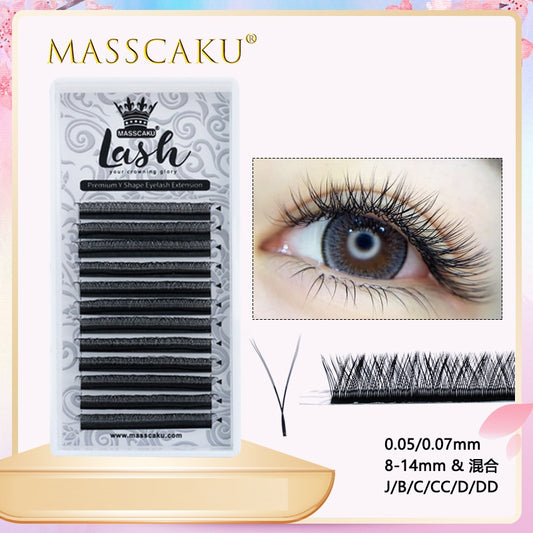Soft And Comfortable Planting And Grafting Y-shaped Eyelashes
