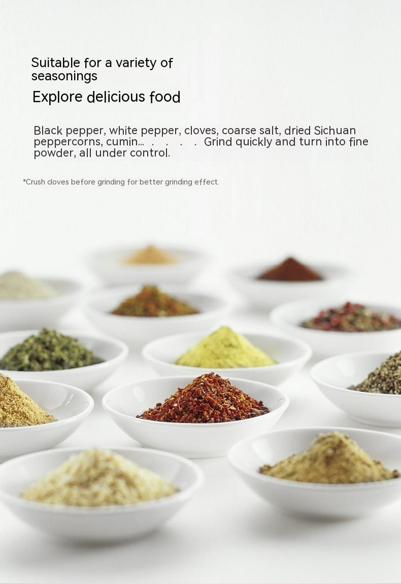 Automatic Base Storage Set Seasoning Bottle Set Pepper Mill