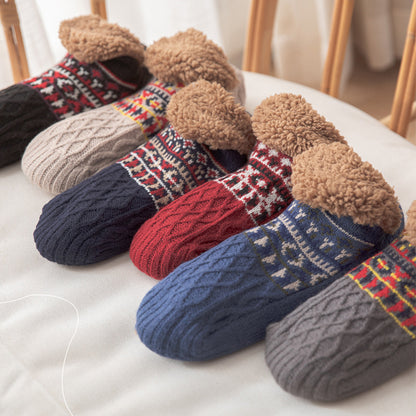 Floor Socks Fall And Winter Warm Non-slip Carpet Socks