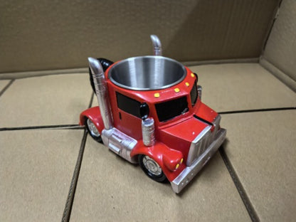 Durable Truck Coffee Mug Semi Truck Handcrafted Coffee Cup