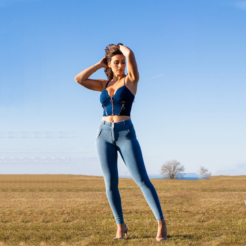 Shascullfites Melody Shaper Set Jeggings 2 Pieces Set