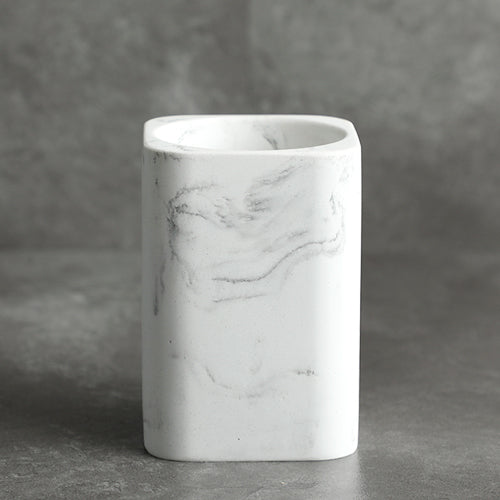 Nordic Style Resin Marble Bathroom Four-piece Set