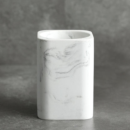 Nordic Style Resin Marble Bathroom Four-piece Set