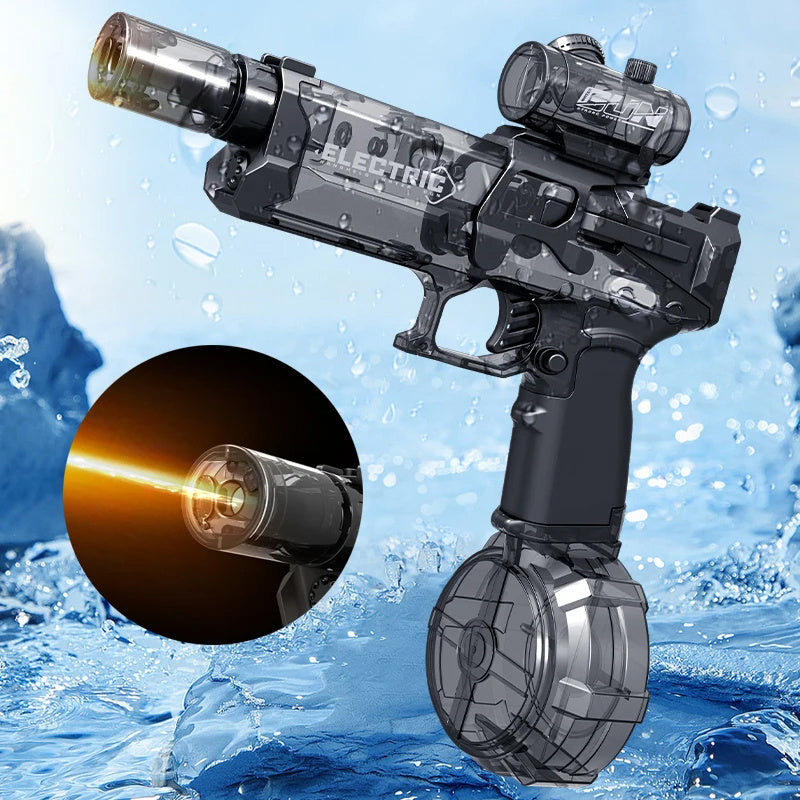 Fire Rat Electric Water Pistol Cool Light Full Automatic Spray Gun