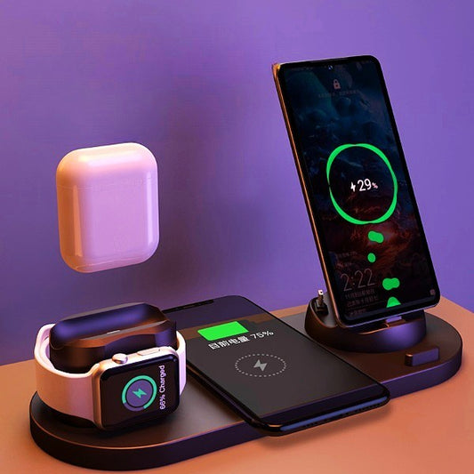 Wireless Charger Fast Charger 6 In 1 Charging