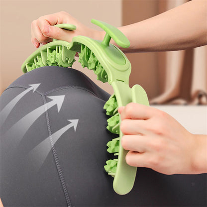 Multifunctional Manual Round Massager Roller Fitness Waist Buttocks