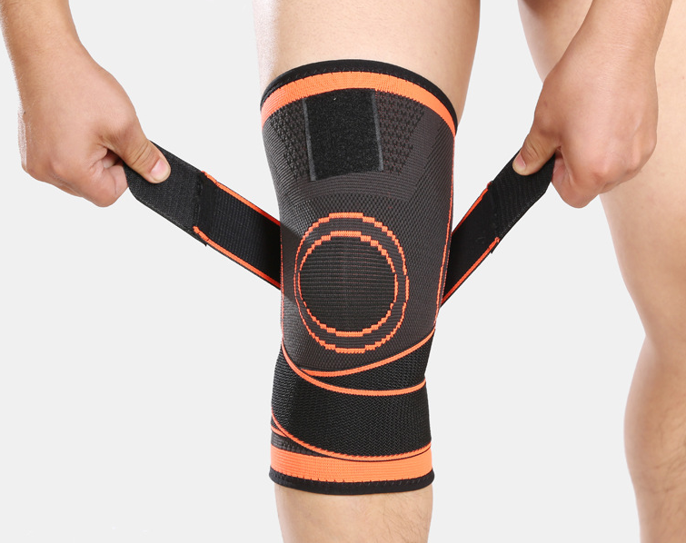 Sports Knee Pads Fitness Running Cycling Knee Support Braces Elastic Nylon