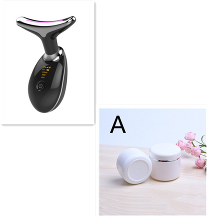 EMS Thermal Neck Lifting And Tighten Massager Electric Microcurrent