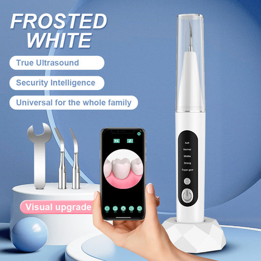 Visual Ultrasonic Tooth Cleaning Device Convenient Tooth Flushing