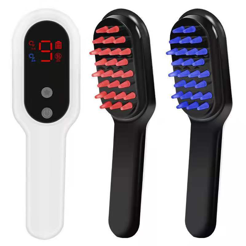Electric Head Massager Magnetic Therapy Hair Growth Comb Scalp Massage