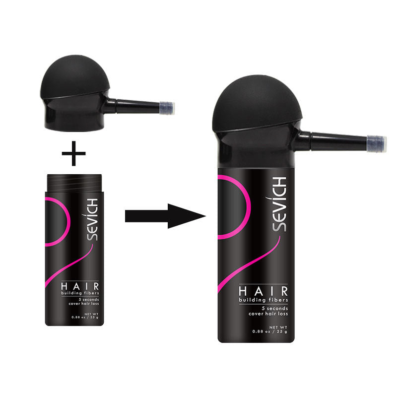 Keratin Hair Fiber Spray Applicator Hair Building Fiber Applicator Spray Nozzle Pump Hair Sprays For Hair Loss Extensions