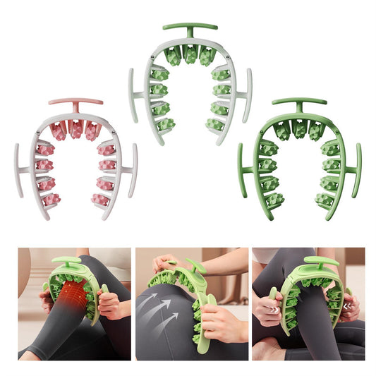 Multifunctional Manual Round Massager Roller Fitness Waist Buttocks