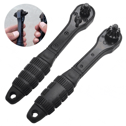 2 in 1 Drill Chuck Key Ratchet Spanner Universal Wrench Hand Drill