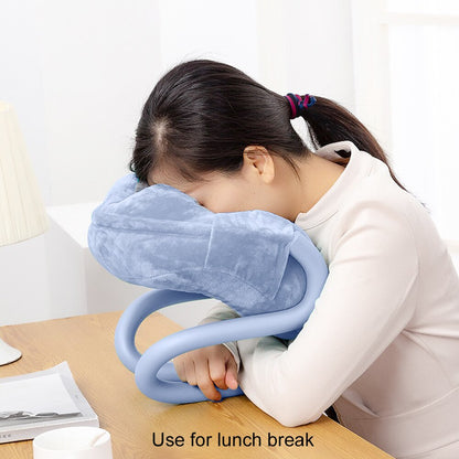 2-in-1 U-Shaped Neck Pillow With Gooseneck