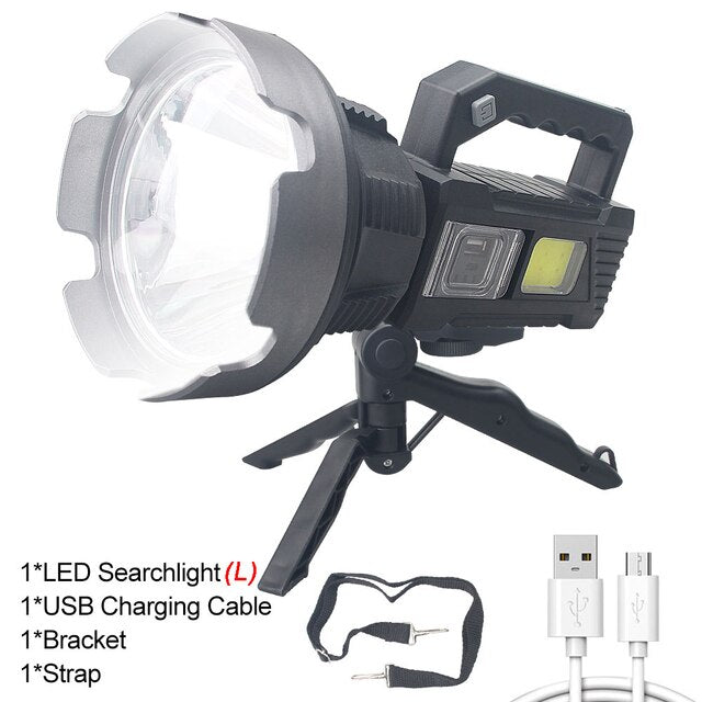 200000LM Lantern LED Flashlight Camping Lantern Powerful