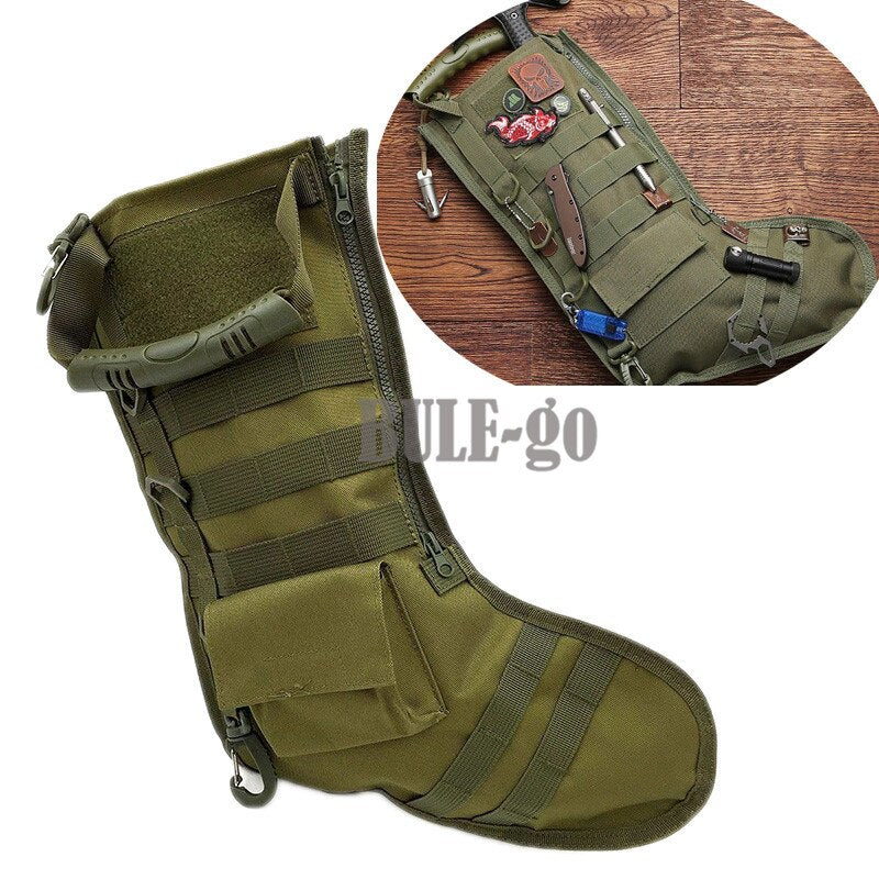 Tactical Molle Stocking Socks Bag Dump