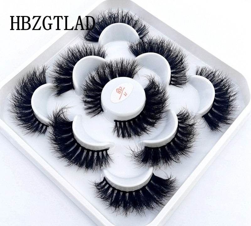 Beauty 3D Mink Lashes Bulk Faux with Custom Box Wispy